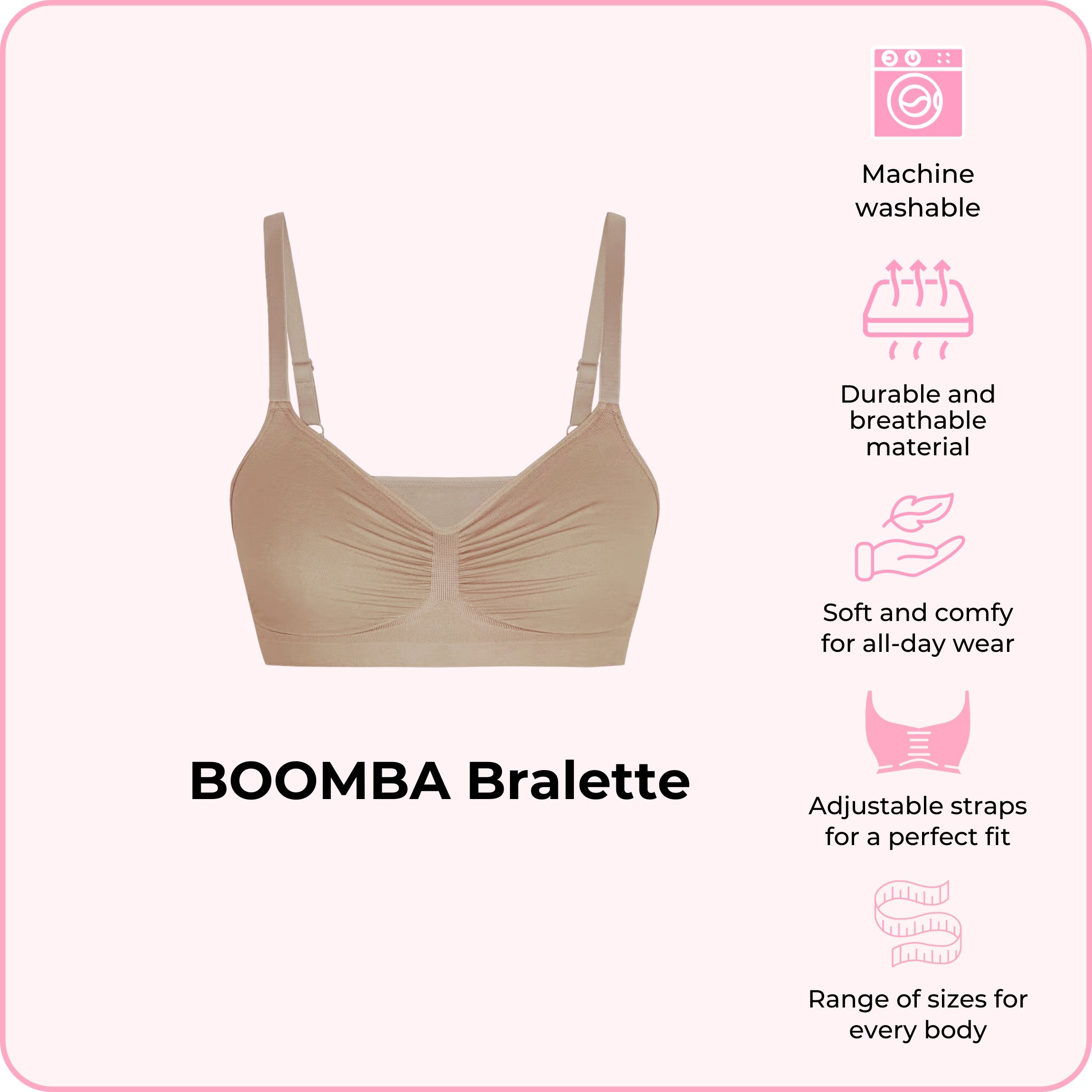 BOOMBA Bralette (pre-order, ships on Oct 22)