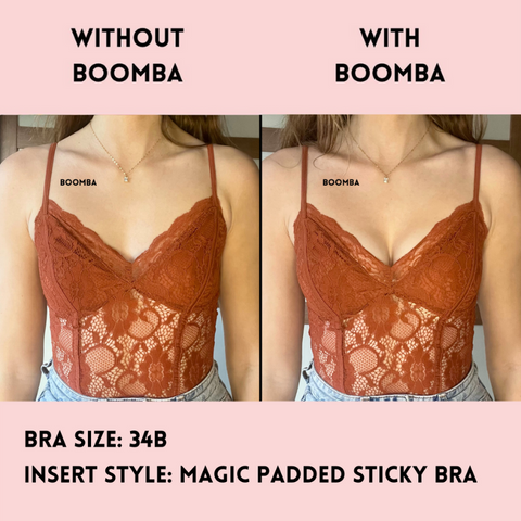 Boomba sticky bra, Women's Fashion, New Undergarments & Loungewear