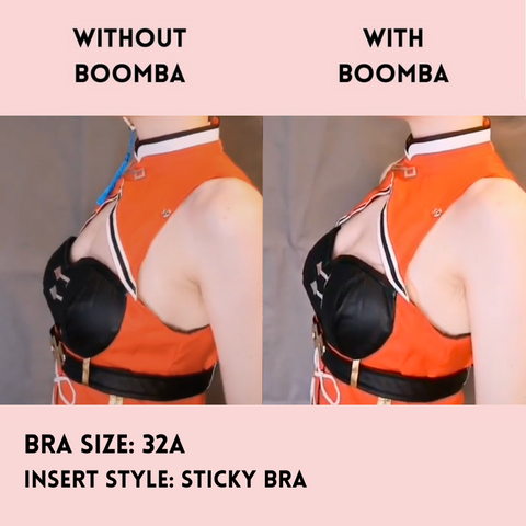 these inserts are a need🤯💕✨ #boomba #stickybra #nobra #insert #fashi