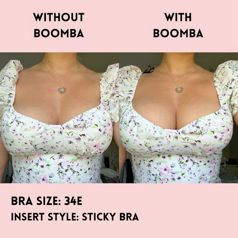 Turn up the heat with BOOMBA 😍🔥 Instantly make your outfits pop using our  Magic Padded Sticky bra! Our Magic Padded Sticky Bra i
