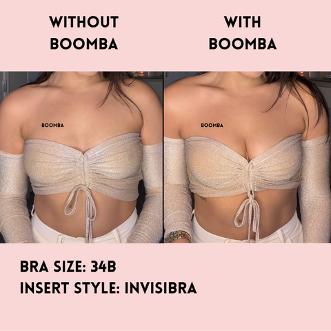 BOOMBA Invisibra, The World's Thinnest Sticky Bra!
