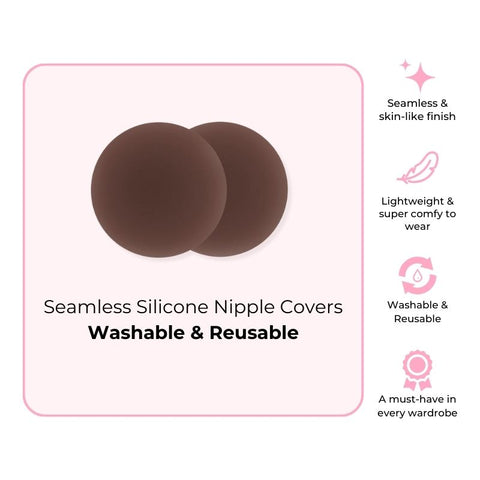 Boombas Nipple Covers  Silicone Non-Adhesive Bra Alternative –  Underpinnings Lingerie