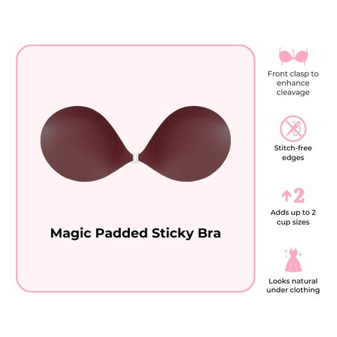 Booby Tape Silicone Breast Insert Enhancer Pads, For A, B, and C