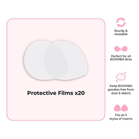 BOOMBA Protective Films, Keep Your Inserts Dust-Free!