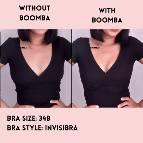 these inserts are a need🤯💕✨ #boomba #stickybra #nobra #insert #fashi