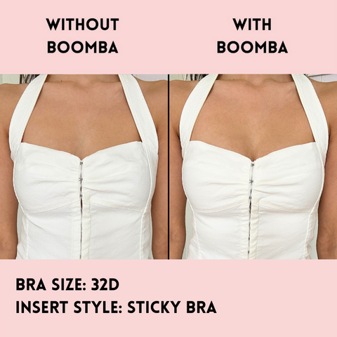 Boomba Invisibra Front Hook Sticky Bra – The Bra Genie